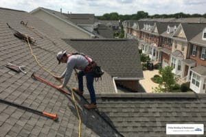 Townhouse roof repair