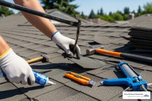 Asphalt shingle repair