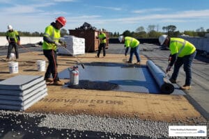 Built-up roof replacement