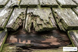 rotted wood roof repair