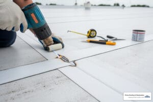 PVC roof repair