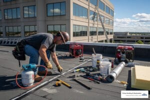 Business roof repair